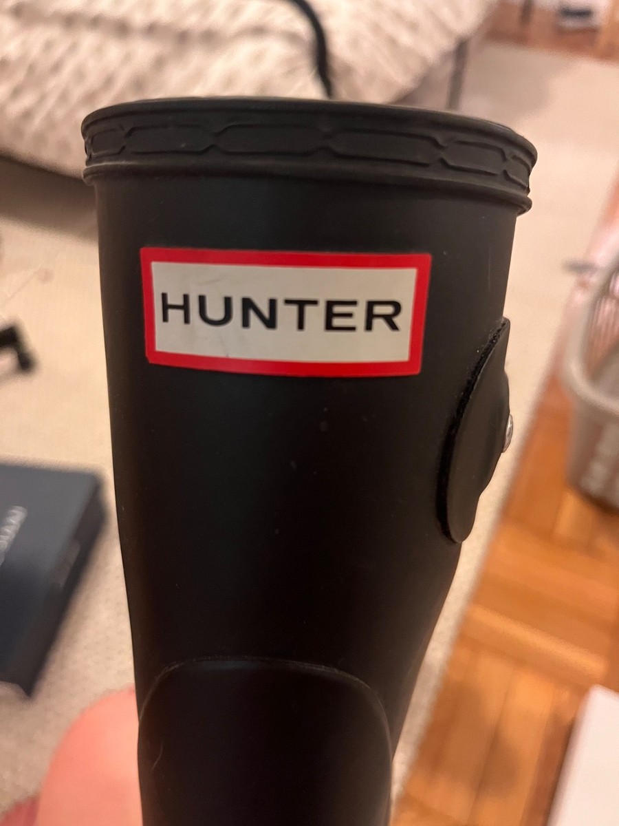 Womens Black Hunter Boots Size 9 View 5