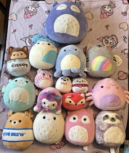 Squishmallows Mixed Lot Plush