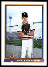 Rusty Meacham 1991 Bowman #149 Tigers MLB READ FREE SHIPPING AutographDen