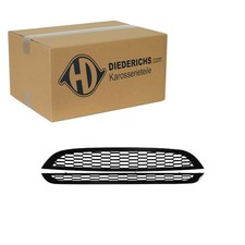 DIEDERICHS KÜHLERGRILL KÜHLERGITTER SCHWARZ passend für MINI COOPER R50 R52 R53