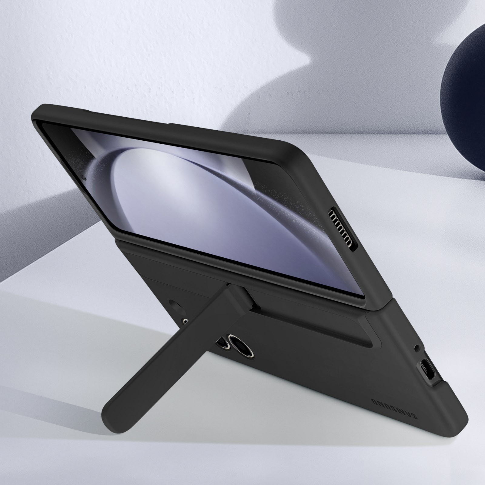 Protection Z Fold5 haut de gamme graphite avec béquille de précision