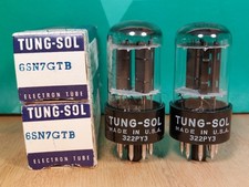 Pair of Tung-Sol 6SN7GTB NOS NIB Vacuum Tubes...