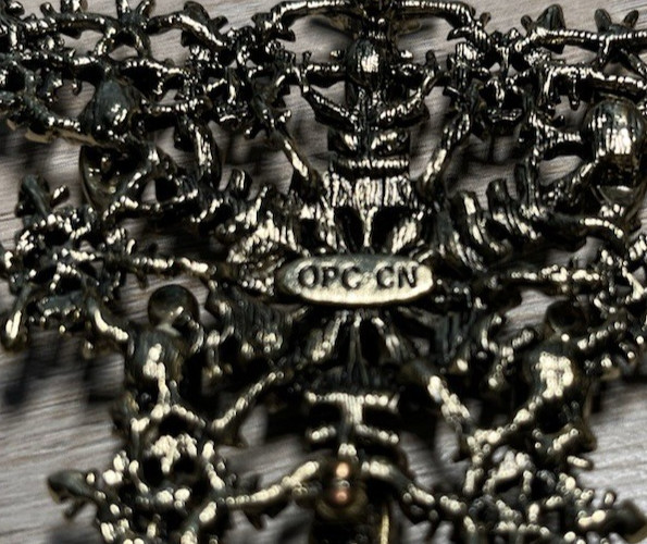 Off Park Collection Christmas Tree Rhinestone Bro… - image 4