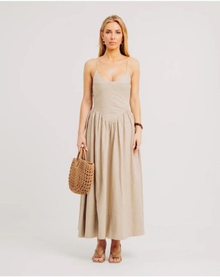 Women s Torn by Ronny Kobo Midi The Camila Dress Size Medium