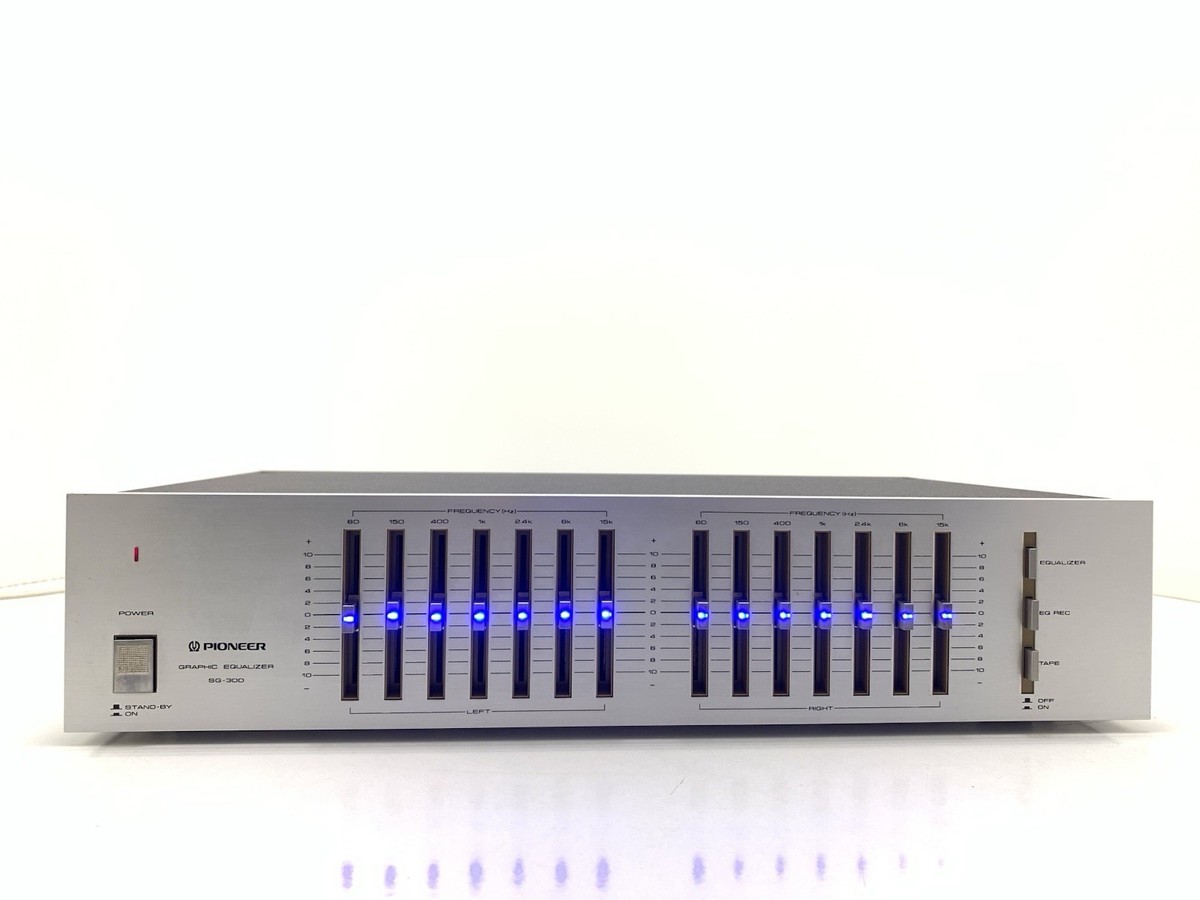 PIONEER SG 300 Graphic Equalizer BLUE LINE Vintage 1983 Hi End