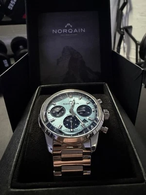 Norqain Freedom 60 Chrono Automatik Chronograph Blaues Zifferblatt - Bild 1 von 4