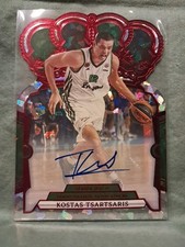 2023-24 Panini Crown Royale Euroleague Auto 49/99 Kostas Tsartsaris #40 Green