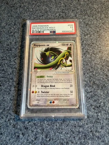 Rayquaza ex Holo Black Star Promos 039 39 Pokemon TCG Promo Graded PSA 5