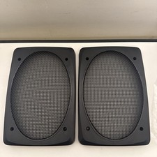Magnadyne 6"x9" Speaker Grills, Black Wire Mesh, Sold as a Pair W/ Hardware AS