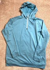 SWANNIES GOLF 1/4 Zip Pullover Hoodie Sweatshirt Men XL Missing Drawstring