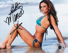 MARIA KANELLIS signed (WWE) Wrestling SMACKDOWN RAW 8x10 photo BECKETT BY085697