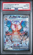 Pokemon TCG PSA 10 Charizard ex 223/197 SIR Holo English 2023 Obsidian Flames on eBay