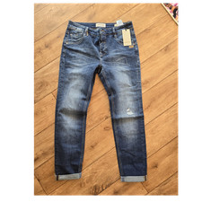 Gang 94GERDA Damen Jeans Relaxed Fit Blau Gr�...