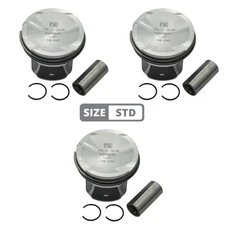 3x Pistons STD for Renault Nissan 0.9 TCe H4B 130038004300
