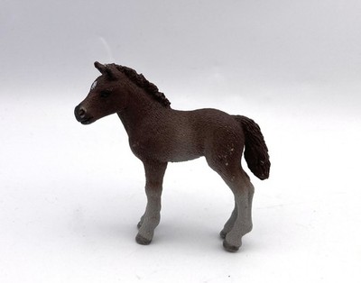 Schleich Dark Brown DARTMOOR PONY FOAL Horse Animal Figure 2017