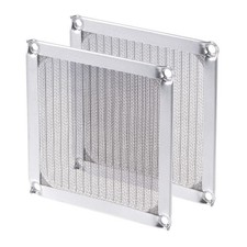 2pcs 92mm Computer Fan Filter Grills Stainless Steel Mesh Dustproof Case Cover