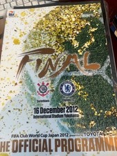 2012 club world Cup Final Programme,  Chelsea v corinthians