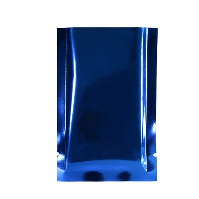 QQ Studio Glossy Metallic Foil SlickSeal  Heat Seal Flat Open Fill Travel Packet