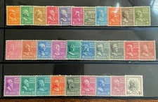 US  STAMPS-1938 SC# 803 - 832 PRESIDENTIAL / PREXIE ISSUE-MINT OG NH -Set of 30
