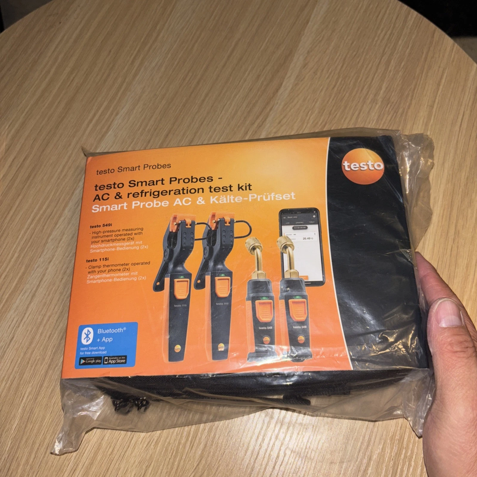 testo Smart Probe Kit I HVAC/R Gauge Set for air Conditioning, Refrigeration
Opens in a new window o