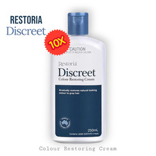 10X Restoria Original Discreet Unisex Hair Color Restoring Cream 250ml FREE SHIP
