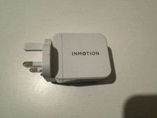 Inmotion USB-C wall charger, UK plug, 20W/3A Glossy White