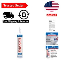 10.3 OZ Black Marine Silicone Sealant - Waterproof  Durable Bonding Solution