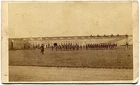 Civil War Union Soldiers Inside Fort Adams Newport Rhode Island 1860s CDV Photo