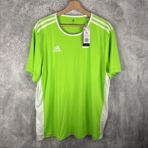 ADIDAS Aeroready Entrada 18 Jersey Solar Green Mens Size XL NWT