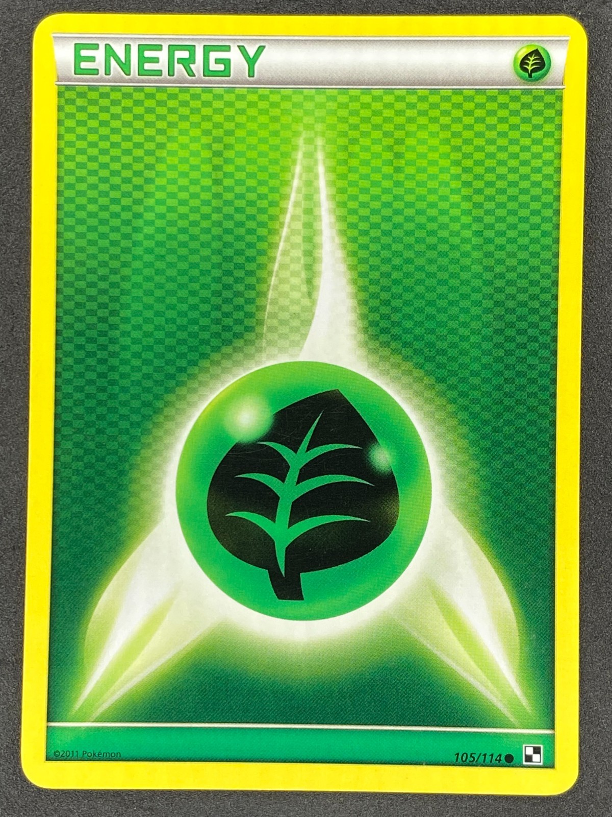 Pokémon Grass Energy 105/114 BLW Black & White NM