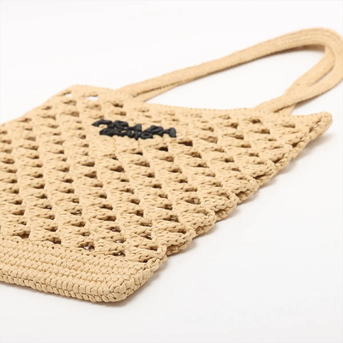 Prada Raffia Tote bag Beige thumbnail 3