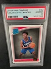 2018-19 DONRUSS SHAI GILGEOUS ALEXANDER RC PSA 10 GEM MINT CLIPPERS