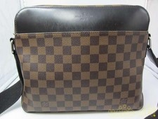 LOUIS VUITTON Jake Messenger PM N41568 Damier Ebene Shoulder Bag France men's