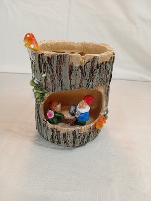 Vivadomo Blumentopf Baumstamm Märchen Fairy Garden Figuren OVP  Vier Jahreszeit