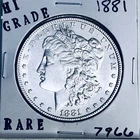 1881 MORGAN SILVER DOLLAR HI GRADE GENUINE U.S. MINT RARE COIN 7966