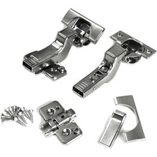 Blum Soft Close Inset Hinge 71B3750 & Mounting Plate 173H7100 & Covers x8
