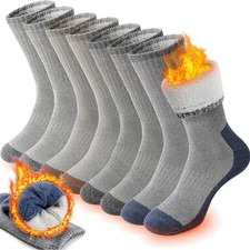 Proetrade Merino Wandersocken 4 Paar Thermosocken Wolle Unisex 36-42 Winter