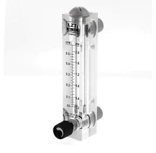 Adjustable Knob 0.5-5GPM 2-18LPM Water Flow Meter Panel Type Flowmeter