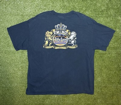 Hanes Beefy TBN Holy Land Experience Black Graphic Shirt Size 2XL 
