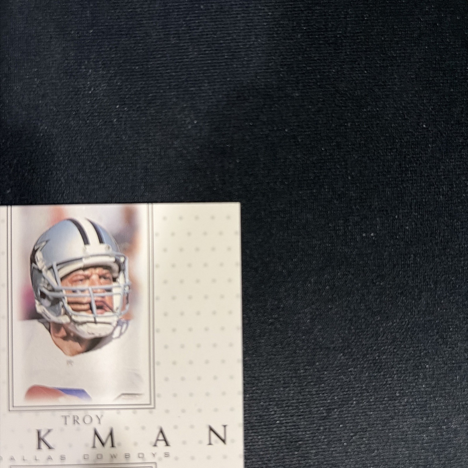 2000 Upper Deck Legends - Legendary Game Jersey Troy Aikman #LJ-TA 3 Color Patch view 3