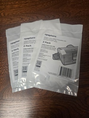 6 (3 2-packs) New Sealed Filters for ResMed AirSense 10, AirCurve & S9 Series