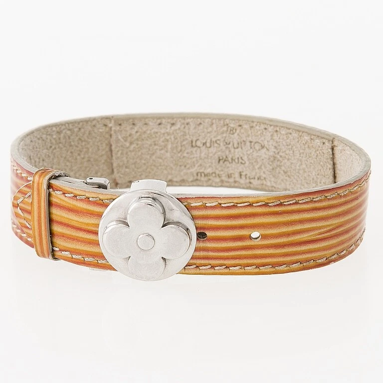 Louis Vuitton flower brown bracelet