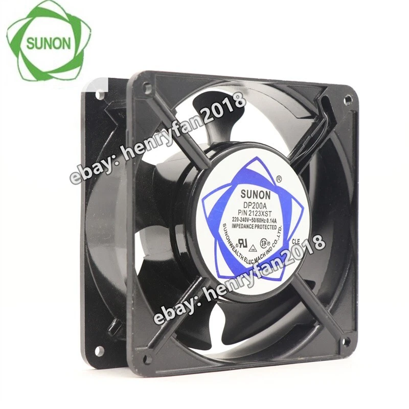 SUNON Fan DP200A P/N 2123XST Axial Fan 220/240V 50/60Hz 0.14A Cooling Fan - Image 4 of 4