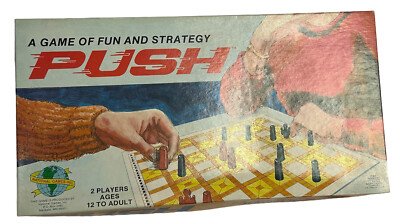 Push 2 Player Strategy Board Game The Ungame Company 1979 Vintage Complete