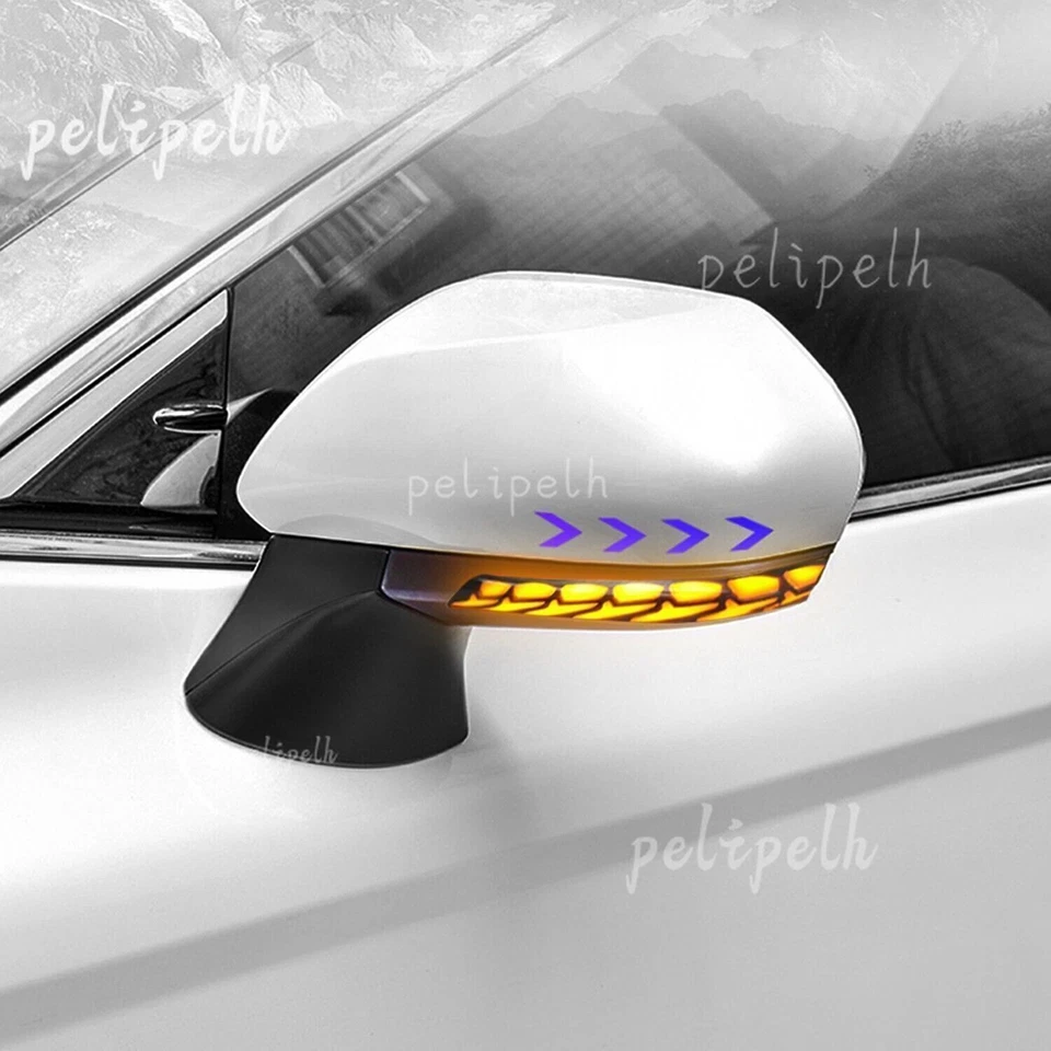 Luces LED de giro de espejo retrovisor lateral para Toyota Camry 2018-2023/C-HR 2016-2020 Foto 3 de 4