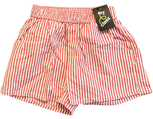 Art Class Girl's Size Medium M (8) Striped Seersucker Shorts - LOT of 2 - Picture 3 of 7