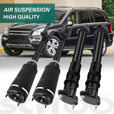 2 Pairs Front + Rear Air Suspension Struts For Mercedes X/W164 GL350 ...