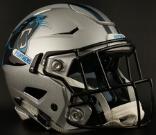 CAROLINA PANTHERS NFL Riddell SPEEDFLEX Authentic Gameday Football Helmet