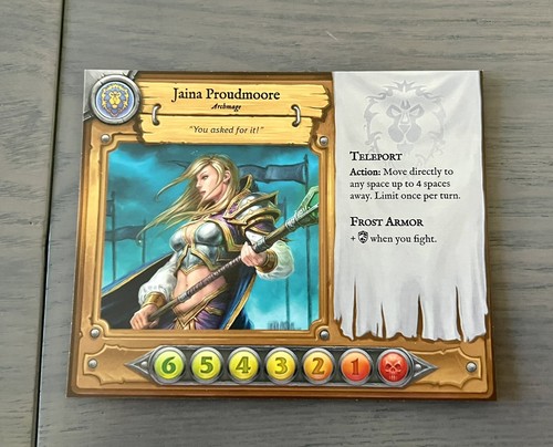 World of Warcraft: Wrath of the Lich King Pandemic | Jaina Proudmoore Hero Sheet - 第 2/4 張圖片