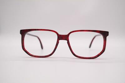 Vintage Luxottica 3063 L 201 Rosso Ovale Occhiali Montatura